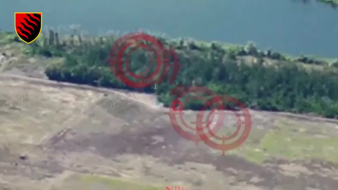 🔥 The 55th OABR found a position where the occupiers were masking their equipment in the trees,