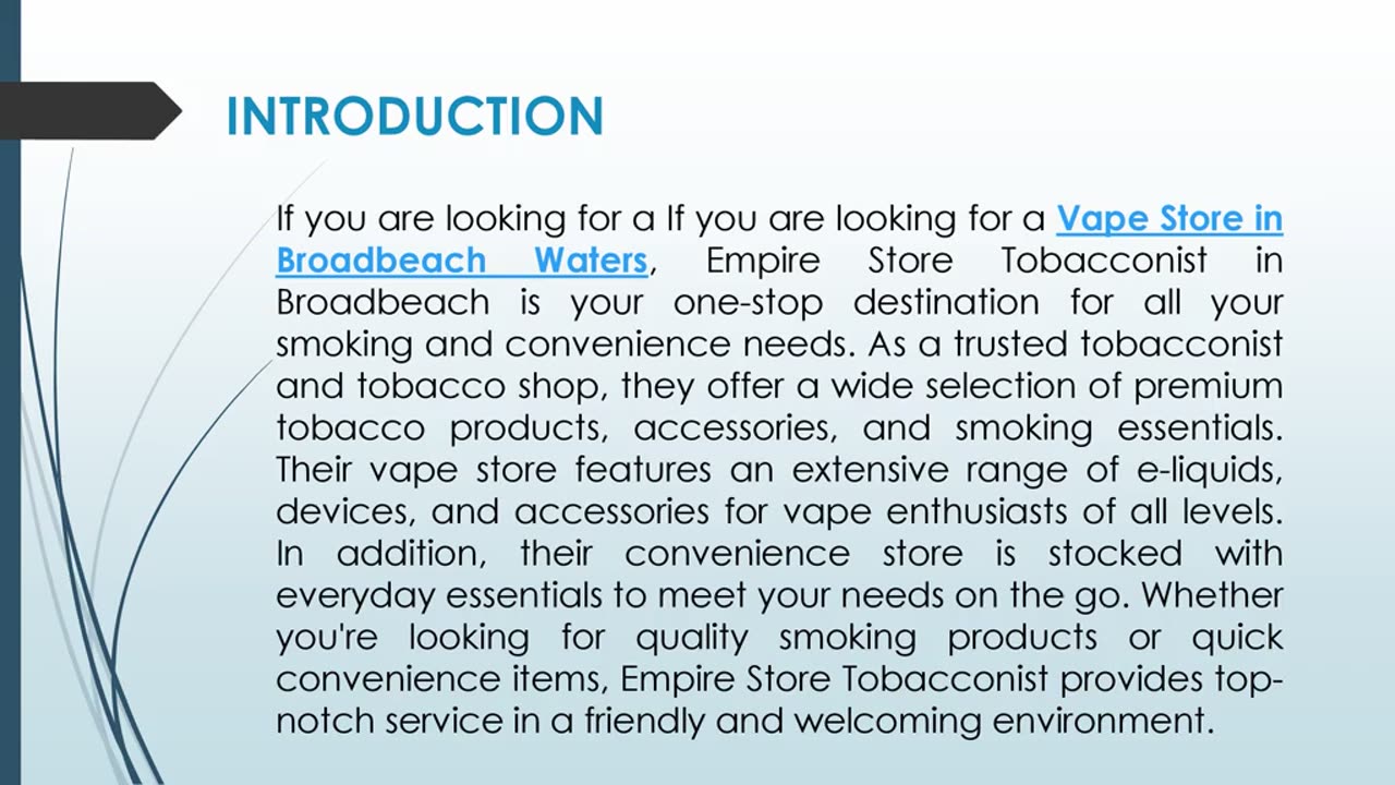 If you are looking for a Vape Store in Broadbeach Waters
