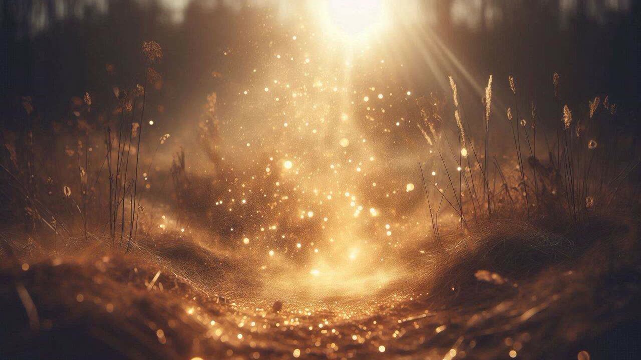 Golden dust