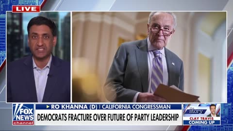 Rep Ro Khanna tells Chuck Schumer Step Down As Minority Leader