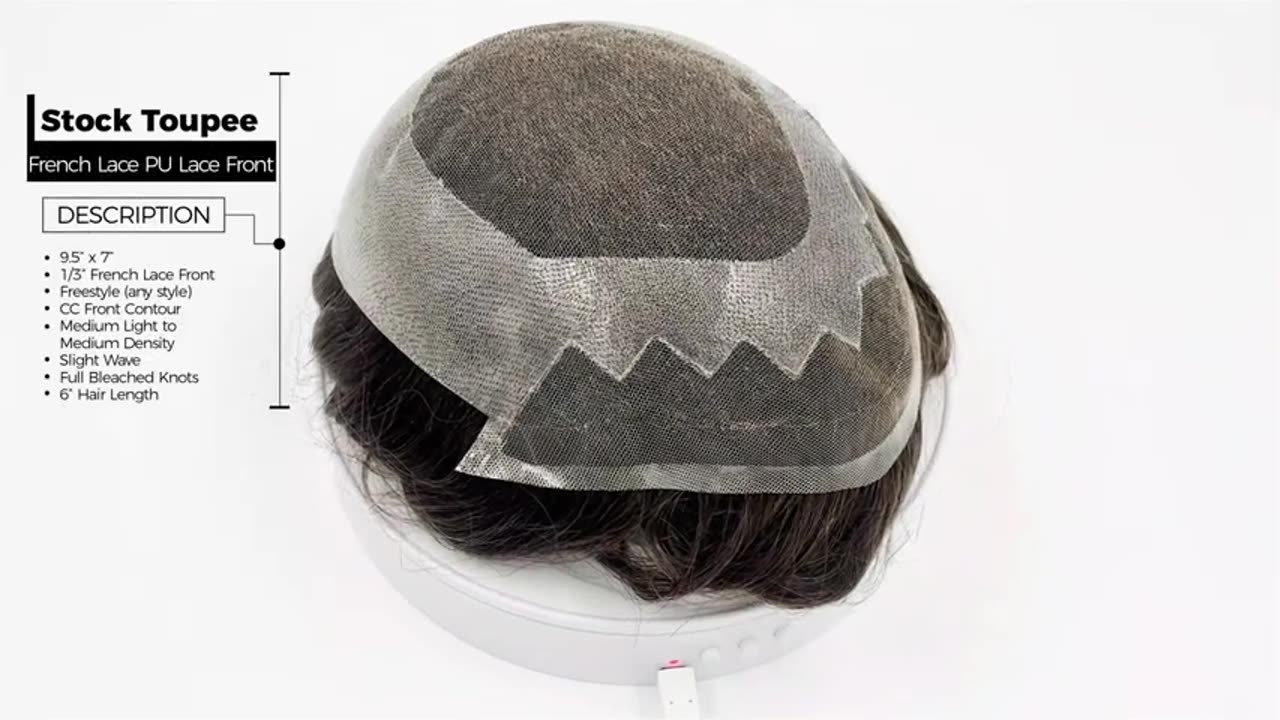 Modern Toupee for Men Designed for a Natural Finish