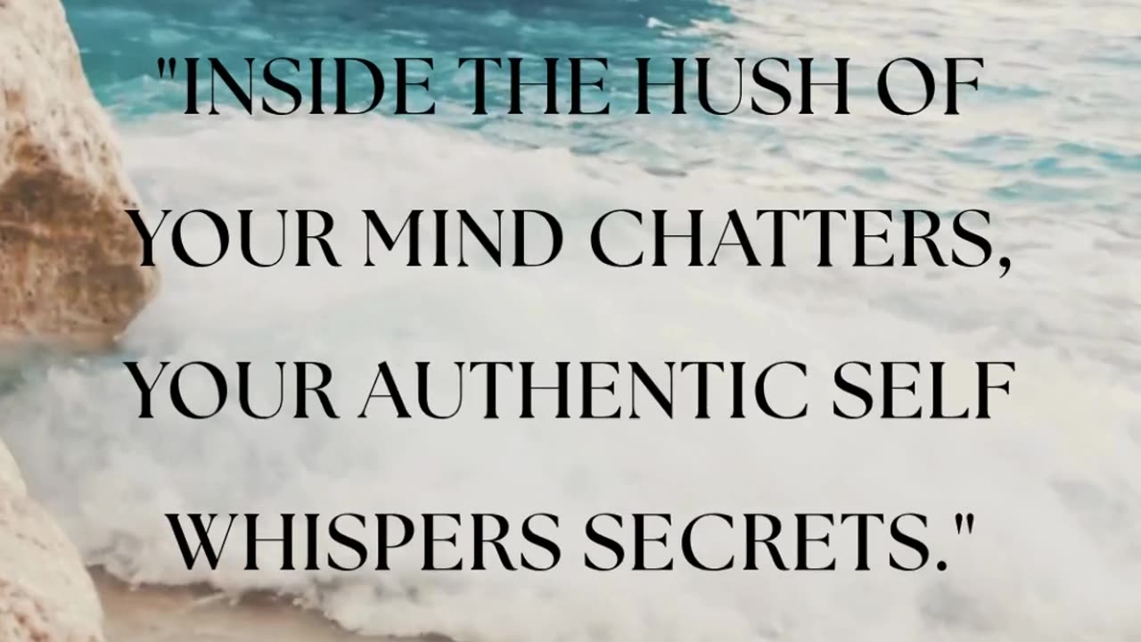 “In the silence between your thoughts lies the voice of your true self ” #consciousness #how #mind