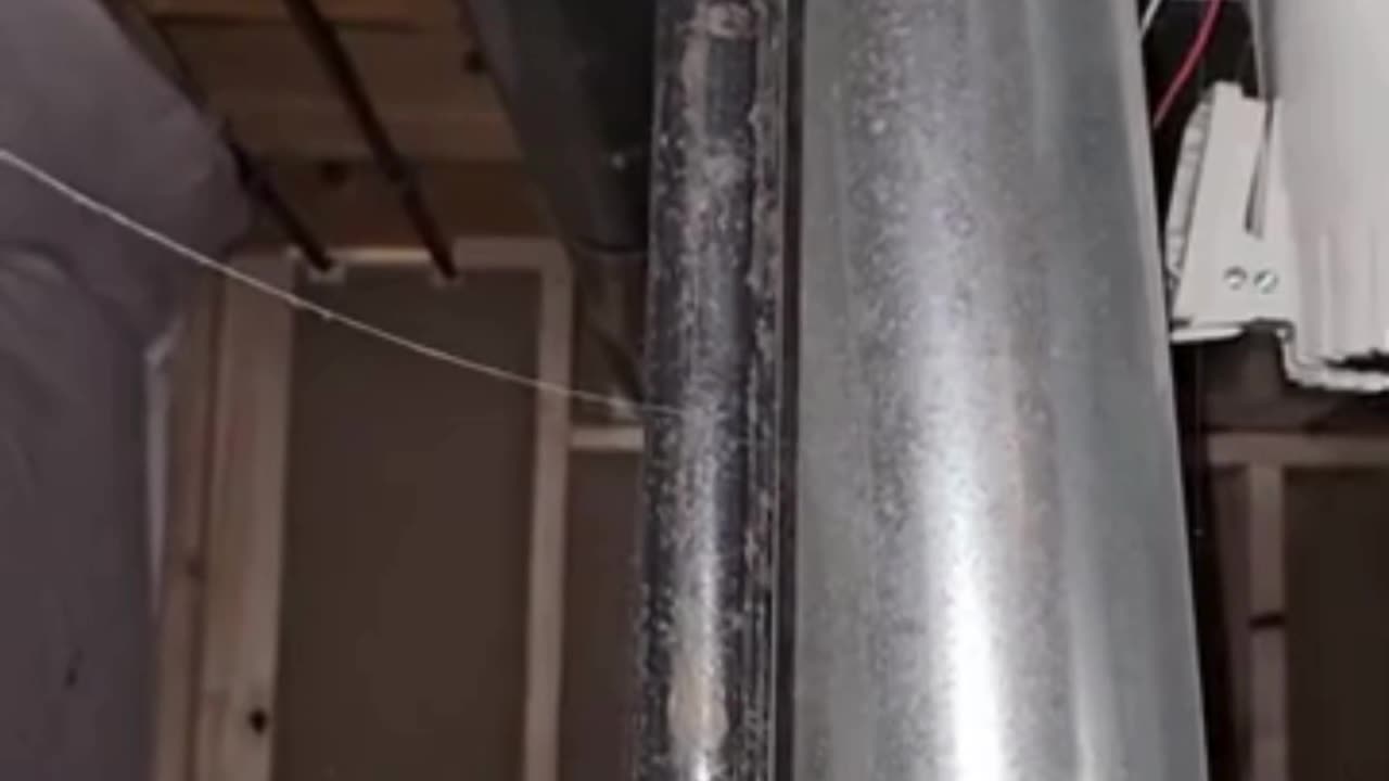 🔥 Combustion Vent Disconnected in Attic!