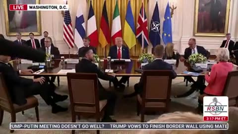 BRAKING NEWS-- President Trump Holds Multilateral Meeting with European Leaders - 8_18_25