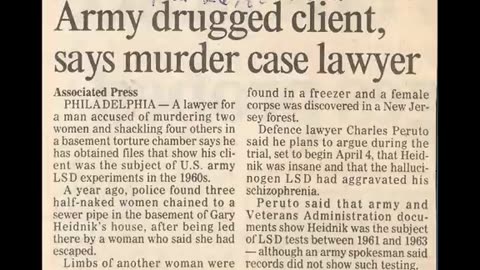 MKUltra Serial Killers: The Best Evidence