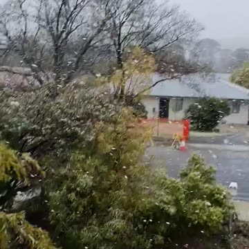 Snowing in Armidale New south Wales Australia - Michael Cherry