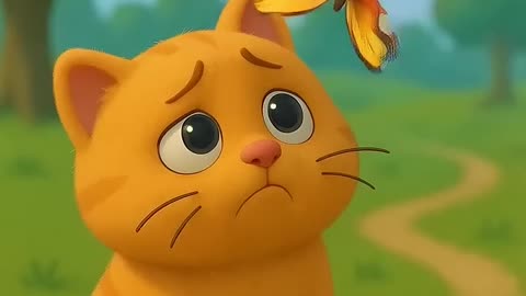 Cat & The Butterfly #shorts #short #3danimation #cathero #heartwarmingstory #shortfilm #funny