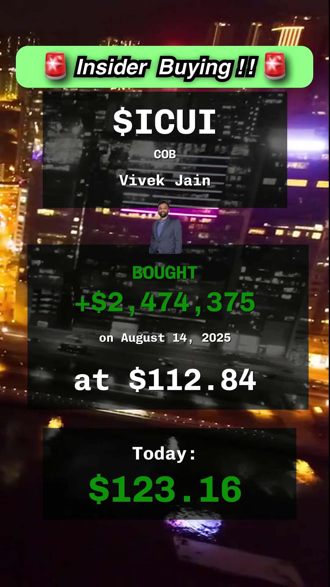🔥 insider buying at $KODK, $ICUI, $FCUV #insidertrading #stocks #finance