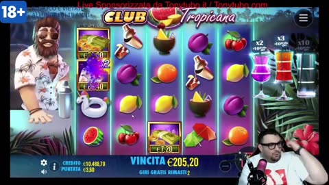 CLUB TROPICANA SPACCATA A BET 30€ 🍸 TONY TUBO CASINO 👑 SLOT ONLINE 🎰