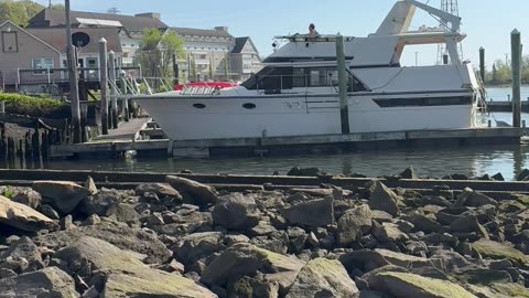 Boat Crashes Into Dock
