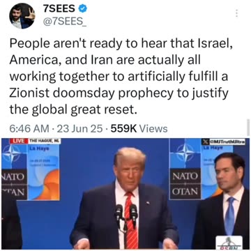 “47 ignores U.S. intelligence Only accepting israeli intel“