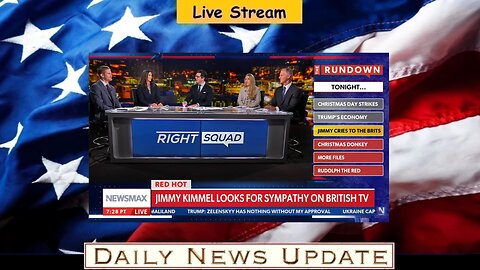 571b: Newsmax - Jimmy Kimmel is a leftist looking for sympathy | The Right Squad