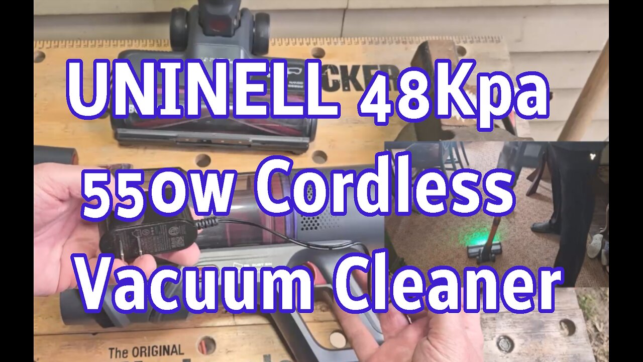 UNINELL 48Kpa 550W Cordless Rechargeable Vacuum Cleanerw