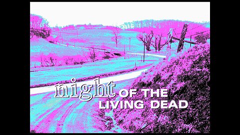 (night of the living dead) public domain [1968] dithered CGA reshade 1080p