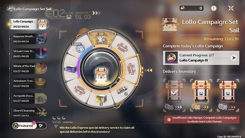 Lolo Campaign: Set Sail Event - Day 2 in Wuthering Waves Version 2.2