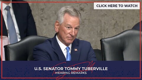 Senator Tuberville Questions General John Caine, Nominee for Chairman of the Joint Chiefs