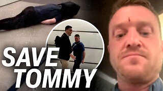 Tommy Robinson ATTACKED on the train — but defends himself