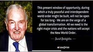 THE TRILATERAL COMMISSION formation - It was founded by David Rockefeller