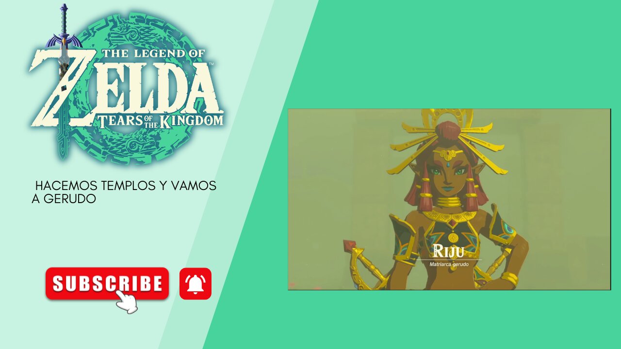 gameplay zelda tears of kingdom parte 4 hacemos templos y vamos a gerudo