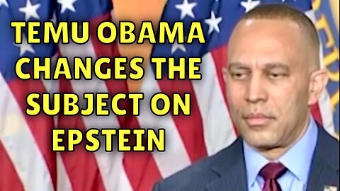 Hakeem Jeffries was asked why Americans should TRUST him - CHANGES the SUBJECT!