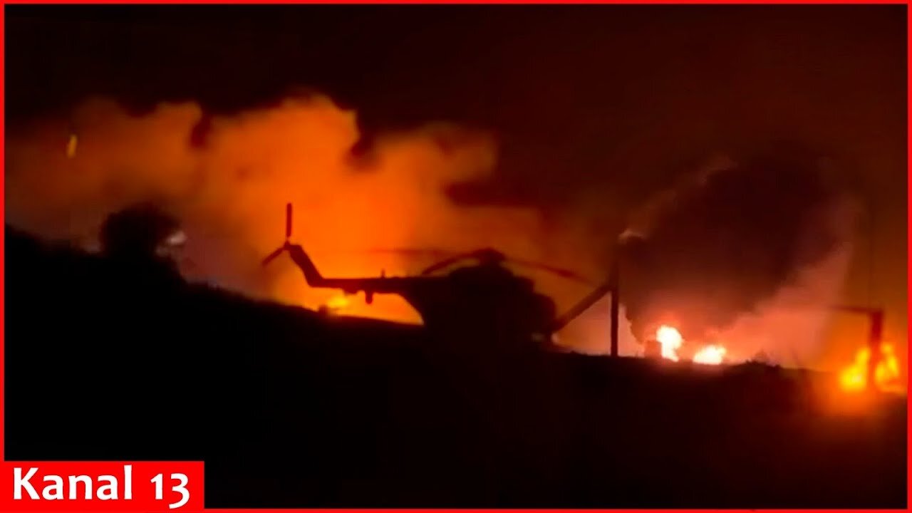 Ukraine’s Security Service destroys 3 Russian helicopters, Pantsir-S1 in Crimea