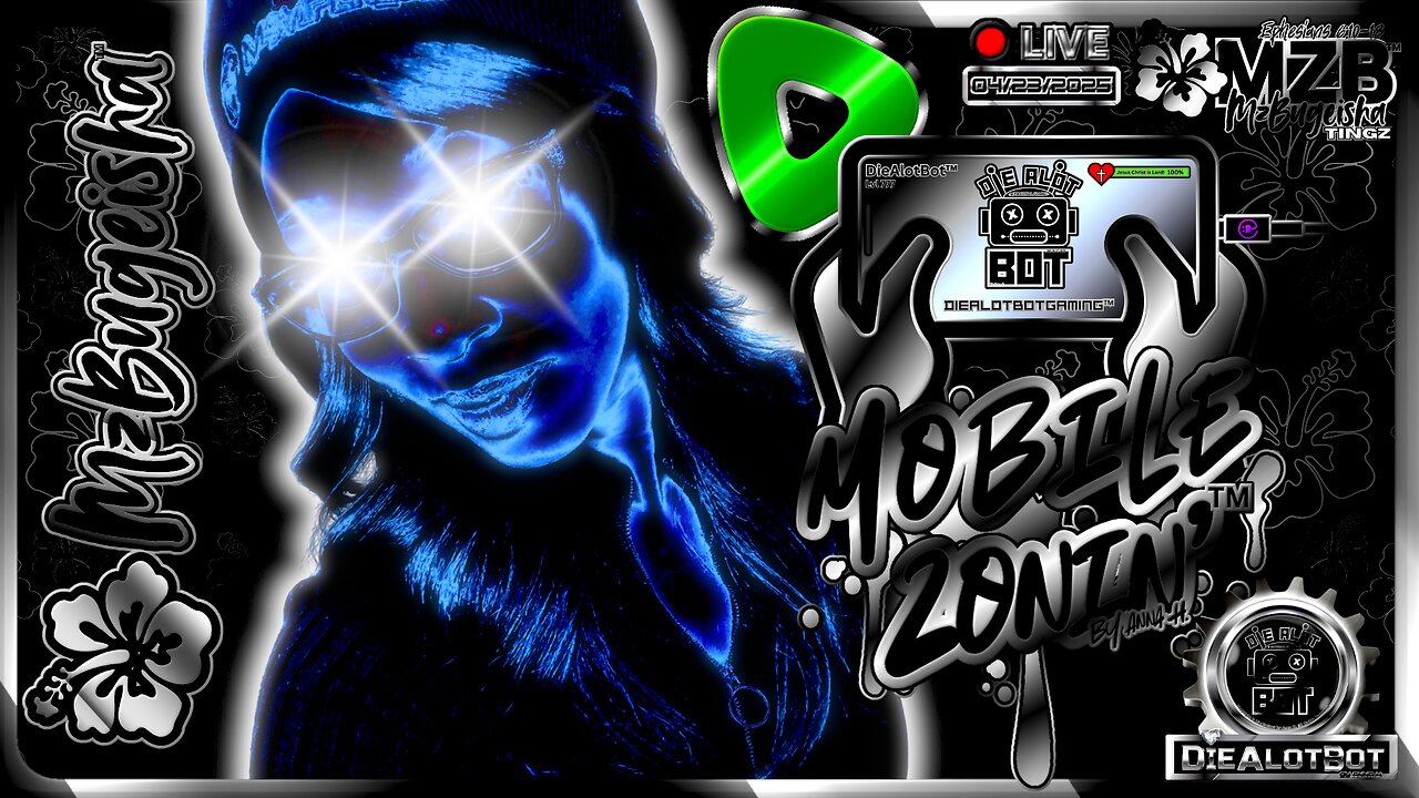 ⚙️DieAlotBot™⚙️- "aLIVE Again, Amen • Mobile Zonin'™" ✝️🕊️ | Rec.- 04/23/2025 | [🔴rumLIVE#37]🤖🩶