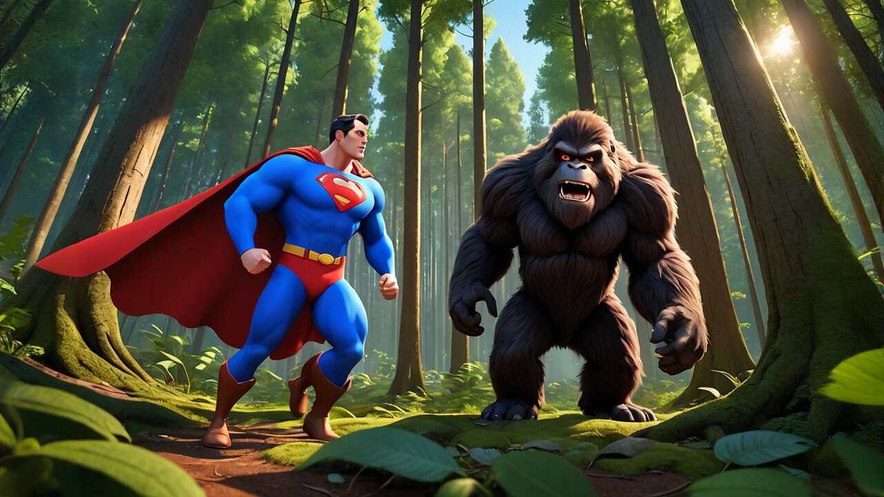 Superman and the Sasquatch Encounter