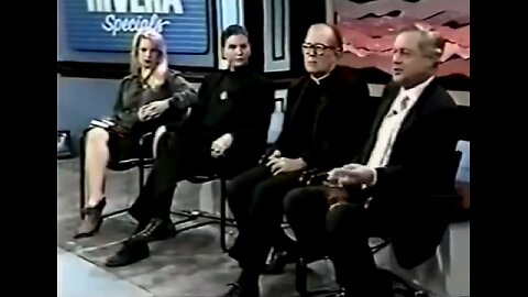 (1988) Former FBI Chief Ted Gunderson, Col. Michael Aquino, & Zeena LaVey on Geraldo Show