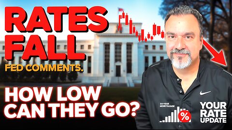 Mortgage Rates FALL After Fed Comments — How Low Will They Go?
