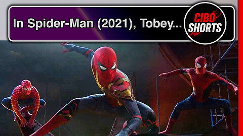 In Spider-Man (2021), Tobey uses web from both hands