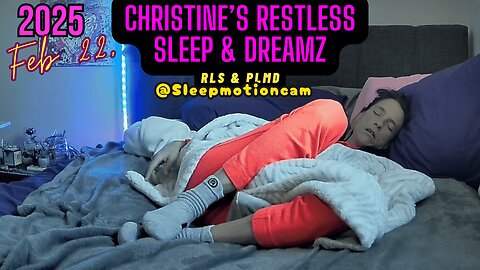 📽️FULL NIGHT SLEEP STREAM😴 Feb 22, 2025 (PLMD) Sick