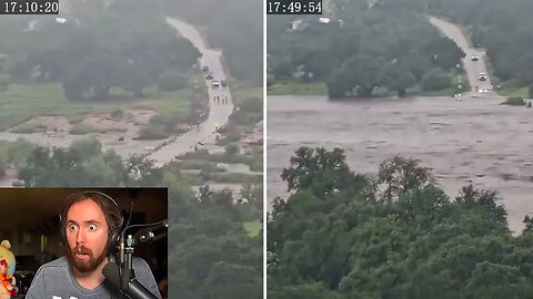 Texas flood timelapse is insane