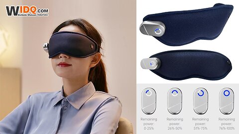 👀 3D Smart Heated Eye Mask | Hot & Cold Therapy + Vibration Massage 🔥