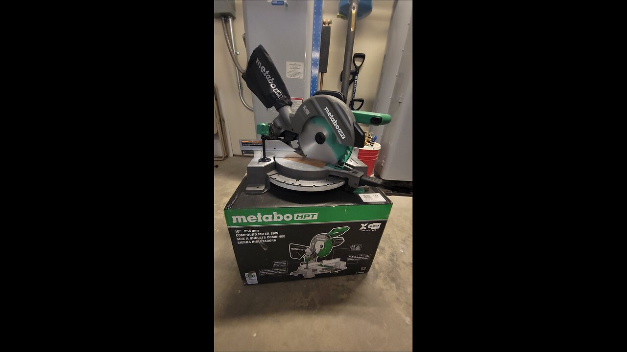 UNBOXING MY NEW METABO HPT MITER SAW & UNIVERSAL STAND