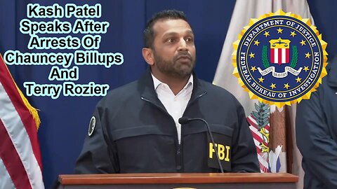 Kash Patel speaks after arrests of Chauncey Billups and Terry Rozier - October 23, 2025
