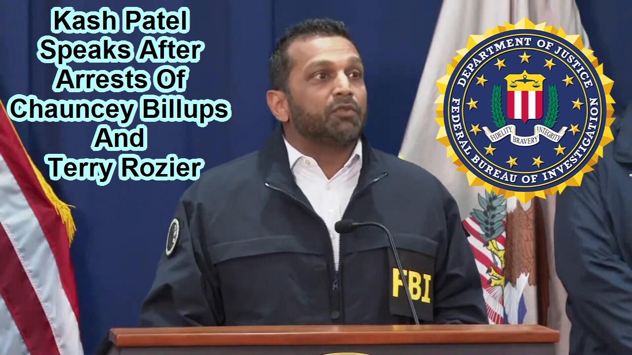 Kash Patel speaks after arrests of Chauncey Billups and Terry Rozier - October 23, 2025