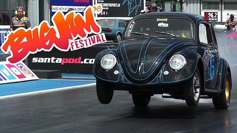 BUGJAM 38 - Drag Racing RWYB Jet Car Nitro VW Bug Volkswagen Golf Jet Bus Top Fuel Outlaw Flat Four