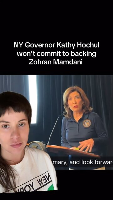 NY Governor Kathy Hochul Dodged Question About Backing Zohran Mamdani