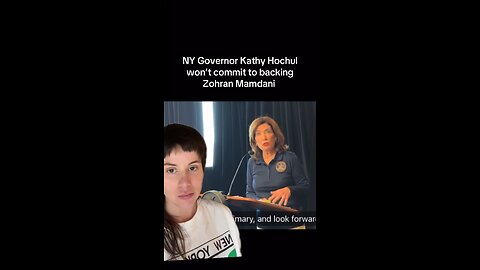 NY Governor Kathy Hochul Dodged Question About Backing Zohran Mamdani