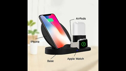 The Ultimate 3-in-1 Charge Station for Apple Users