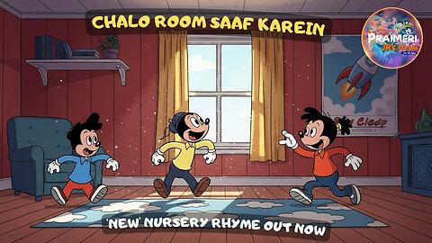 Chalo Room Saaf Karein | Playful, educational Nursery Rhyme for kids