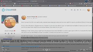 Now i've Seen It All, Walking Into a Meat Grinder With a Smile lucifer 2.o Style, Goldfishy Cut Yep!