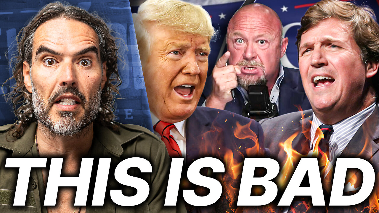 Tucker Carlson & Alex Jones TAKE ON TRUMP over Israel Iran Conflict