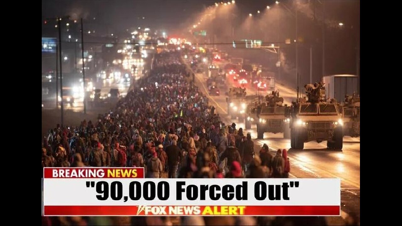 90,000 Somalis 'OUT BY DAWN'... as Trump’s "Deportation Troops" EMPTY Minneapolis