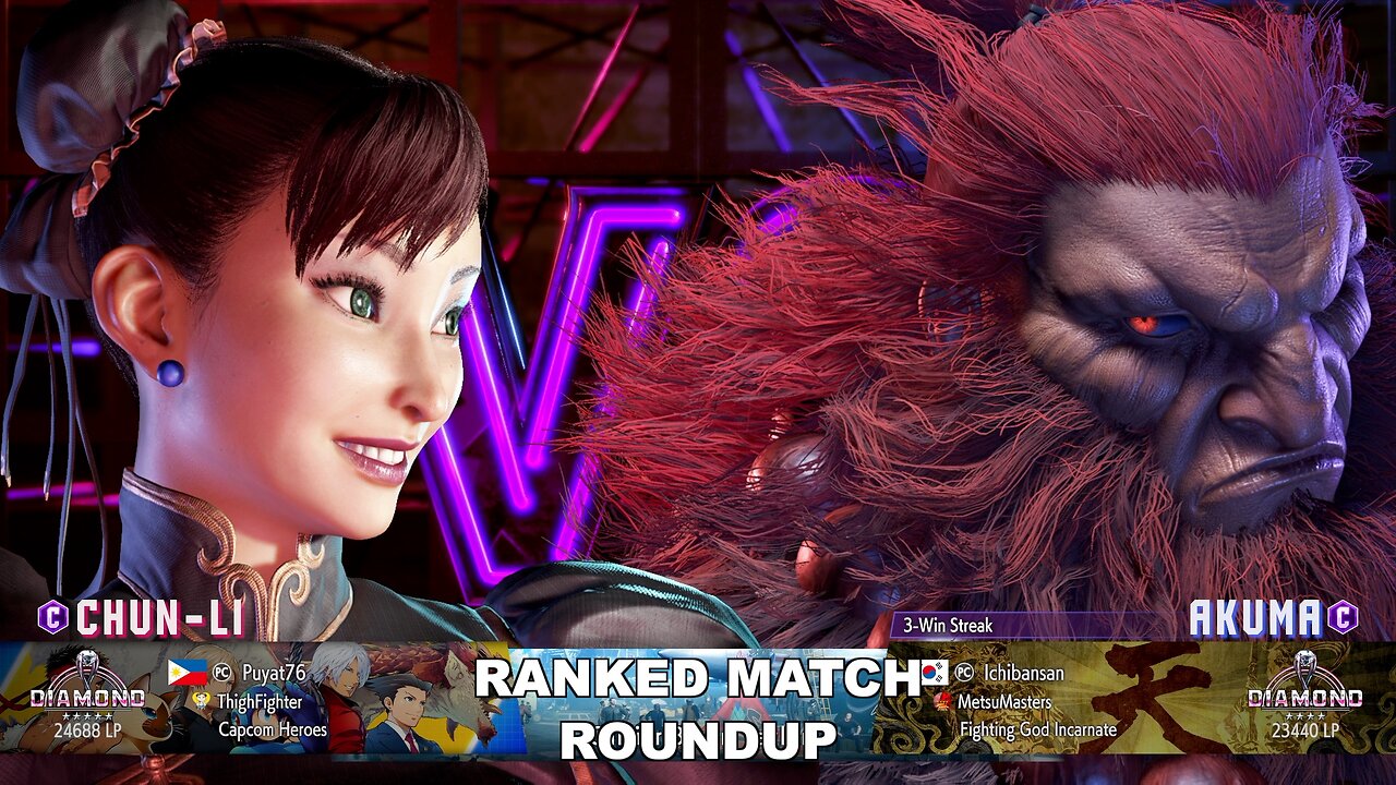Kuya Kalbo SF6 Ranked Match Roundup. Chun Li 4 star Diamond Rank [Hori Fight Stick]