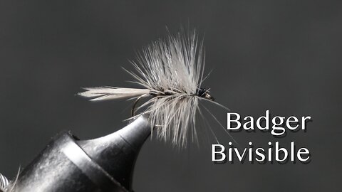 Badger Bivisible dry fly pattern