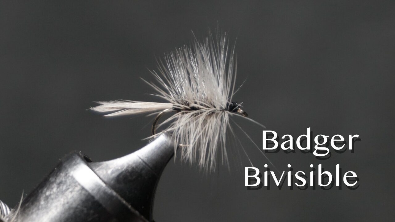 Badger Bivisible dry fly pattern