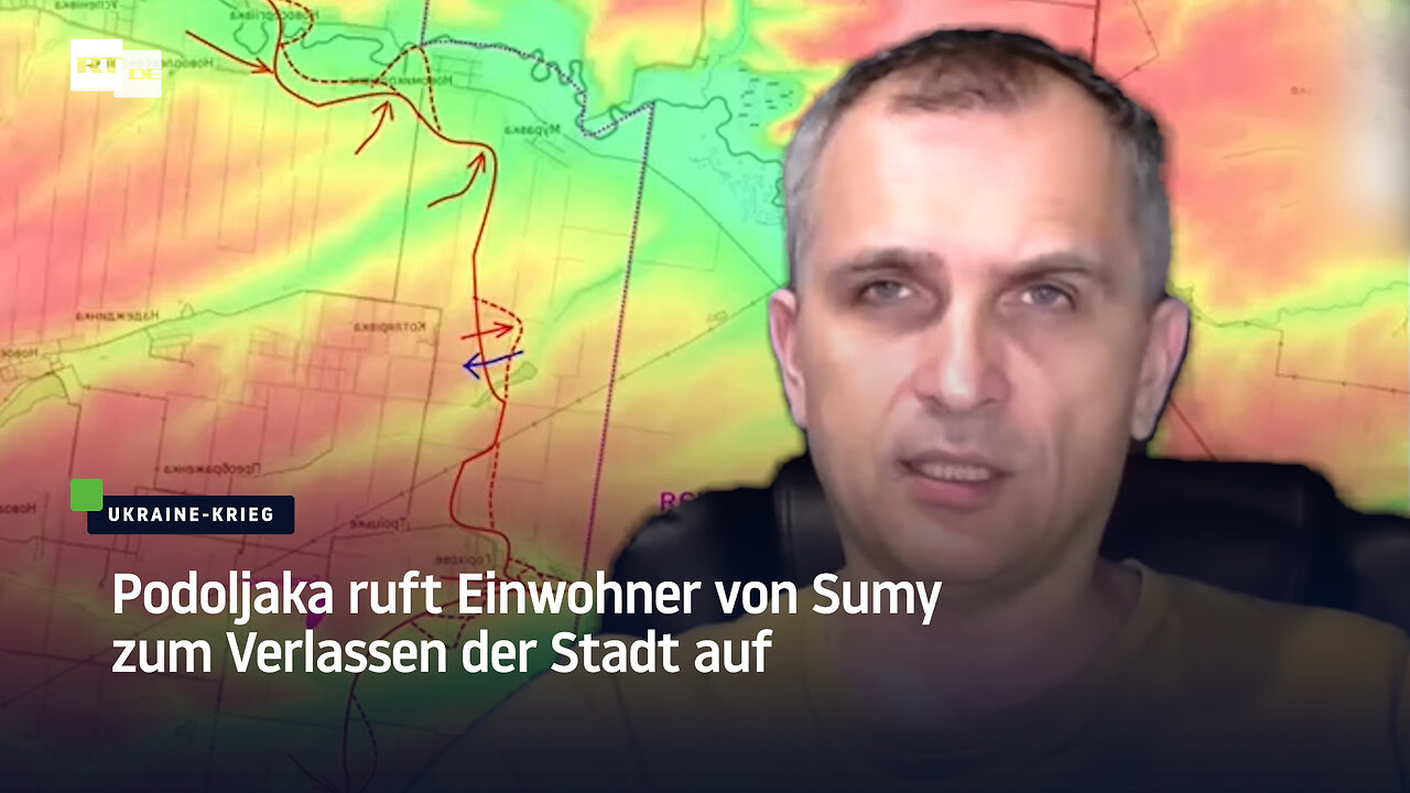 Podoljaka ruft Einwohner von Sumy zum Verlassen der Stadt auf