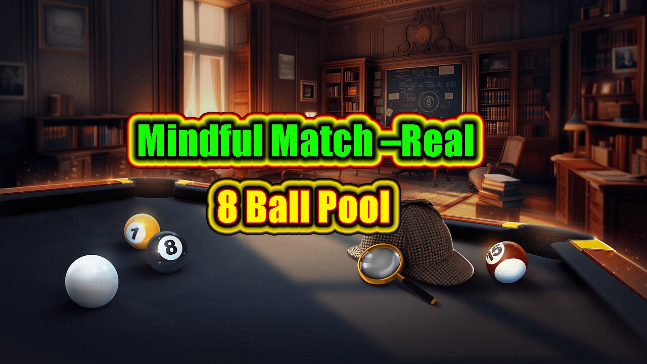 🔥 Mindful Match – Real 8 Ball Pool in Action 🎱