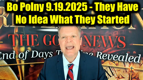 9.19.2025, They Have No Idea What They Started
